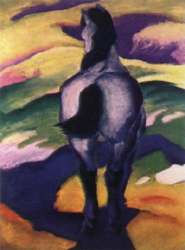Franz Marc blue horse ll Germany oil painting art